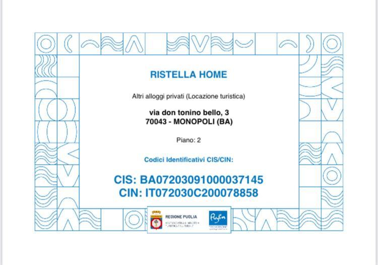 Ristella Home Монополи Экстерьер фото